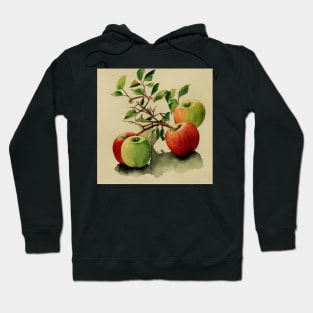Red and Green Apples Hoodie